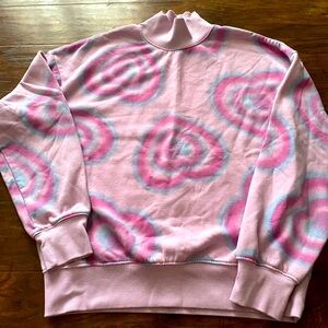 H&M girls 12/14 rye dye sweatshirt